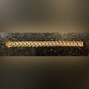 Milor Italy 925 Gold-tone Bracelet 7.25”